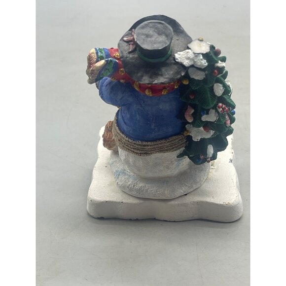 Christmas stocking hanger snowman tree love snow much squirrel scarf 5.5" READ - Picture 5 of 7